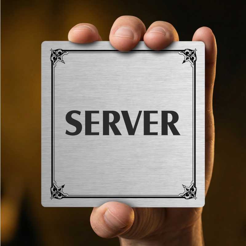 Server, 100x100mm, zlatá, Nevada